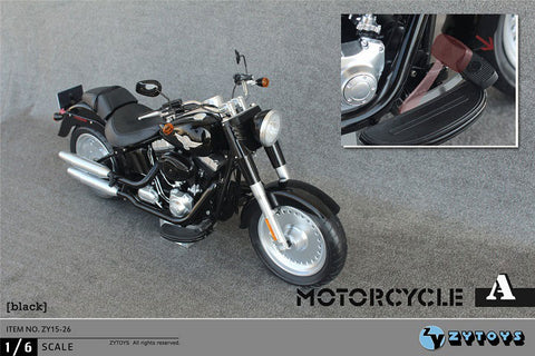 1/6 American Motorcycle (Black) (ZY15-26A)