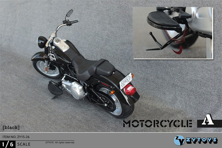 1/6 American Motorcycle (Black) (ZY15-26A)