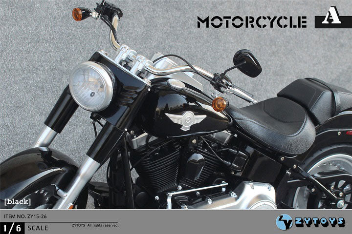 1/6 American Motorcycle (Black) (ZY15-26A)