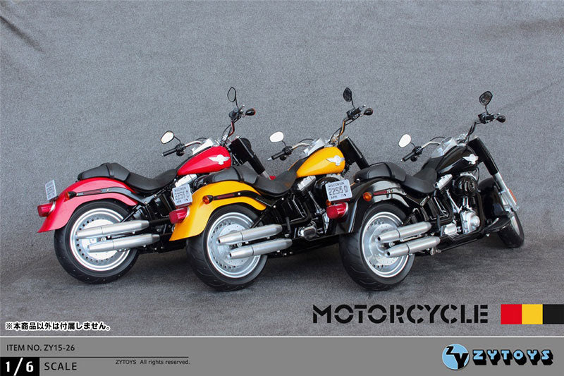 1/6 American Motorcycle (Black) (ZY15-26A)