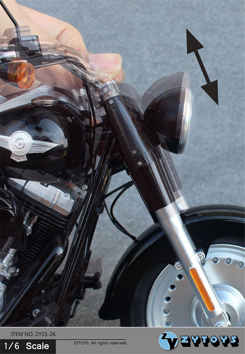 1/6 American Motorcycle (Black) (ZY15-26A)