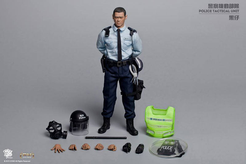 12 Inch (1/6) Size Full Posable Action Figure HK Police Tactical Unit Kuroko　