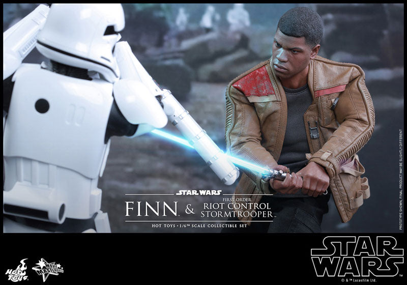 Movie Masterpiece - Finn & First Order Stormtrooper (Riot Control Ver.)　