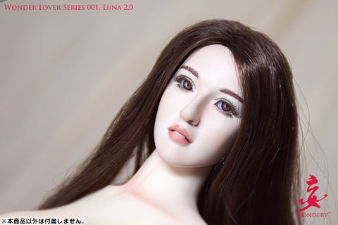 1/6 Female Head Wonder Love Series 001 Luna Ver.2.0　