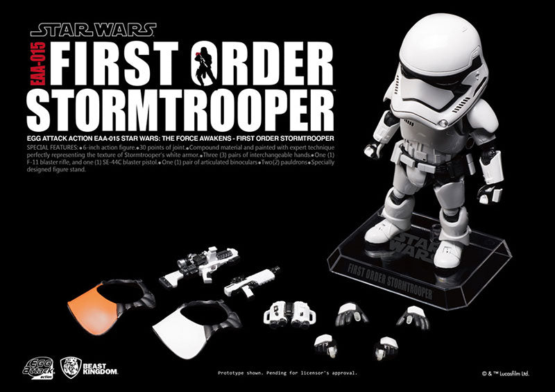 Egg Attack Action #007 "Star Wars: The Force Awakens" First Order Stormtrooper