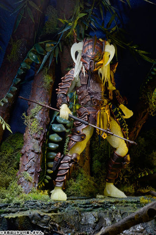 Predator 7 Inch Action Figure Series 16 Classic Kenner: Stalker Predator Glow-in-the-dark