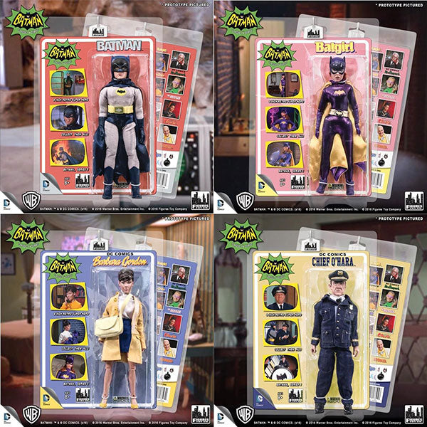 Batman 1966 TV Series - Retro 8 Inch Action Figure Series 5: 4Type Set