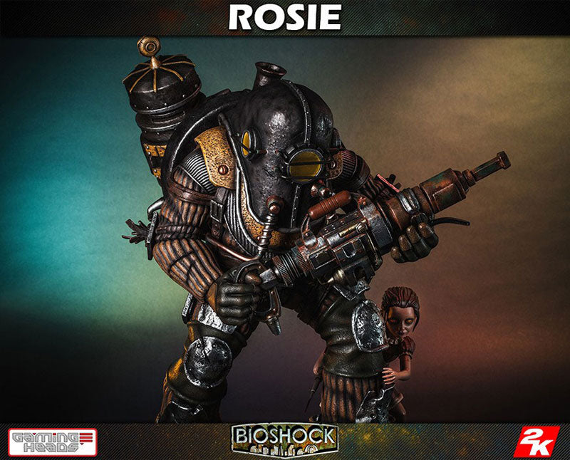 BioShock - Big Daddy Rosie with Little Sister 1/4 Statue　