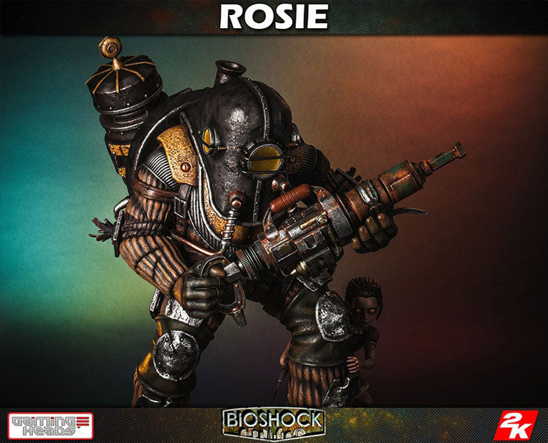 BioShock - Big Daddy Rosie with Little Sister 1/4 Statue　