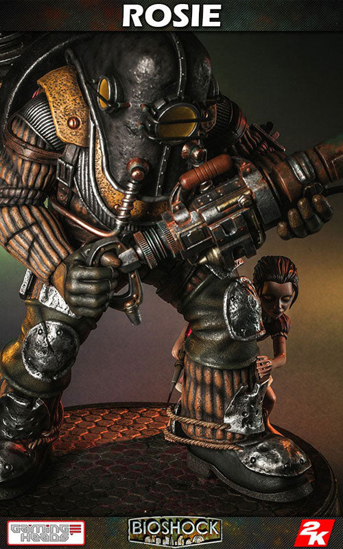 BioShock - Big Daddy Rosie with Little Sister 1/4 Statue　