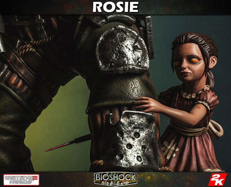 BioShock - Big Daddy Rosie with Little Sister 1/4 Statue　