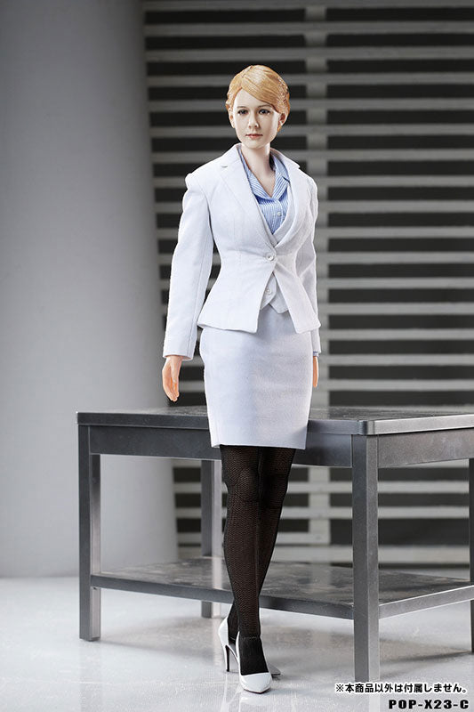 1/6 Office Lady Business Suit Set C White (DOLL ACCESSORY)　