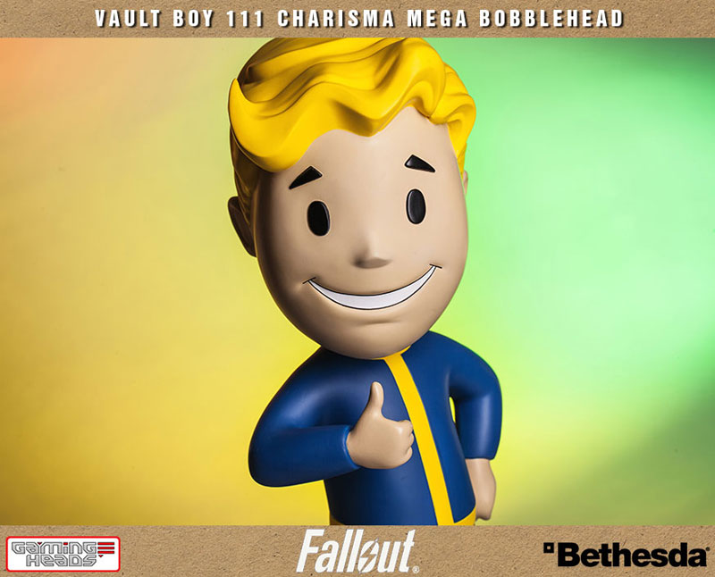 Fallout 4 - Vault-boy 111 Charisma Mega Bobble Head - Solaris Japan