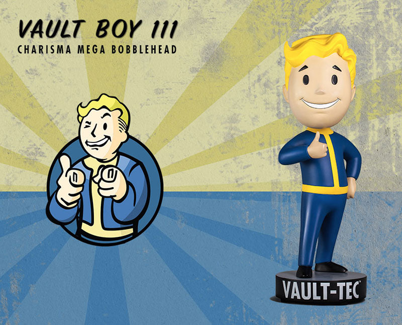 Fallout 4 - Vault-boy 111 Charisma Mega Bobble Head
