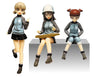 1/35 Girls und Panzer the Movie - Keizoku High School Figure Set Unpainted Kit