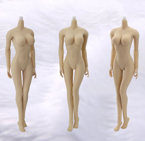 1/6 Seamless Female Doll Body Headless (Pale/Large Bust)