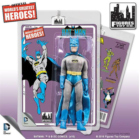 World Greatest Heroes - Batman 8 Inch Action Figure Series 4: 4Type Set