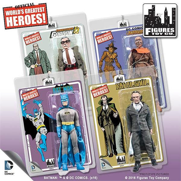 World Greatest Heroes - Batman 8 Inch Action Figure Series 4: 4Type Set