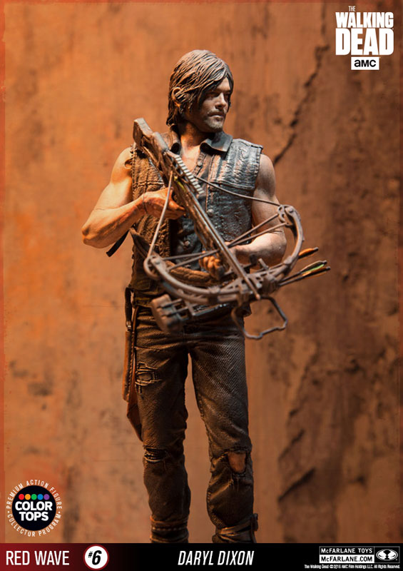 Color Tops Red Wave - The Walking Dead: Daryl Dixon 8 Inch Action