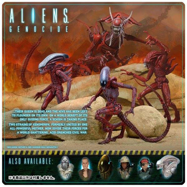 Alien - 7 Inch Action Figure Series: Genocide Big Chap & Dog Alien 2PK