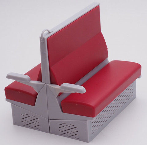 1/12 Scale Railway Accessory Series EK12 Box Seat Red (Kit Type)