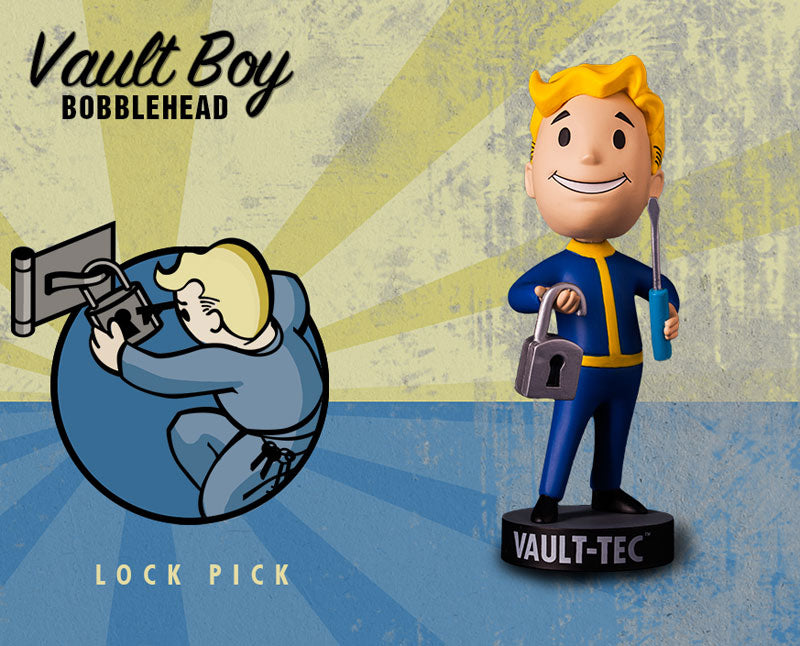 Fallout 4 - Vault-boy 111 Bobble Head Series 1: 7Type Set