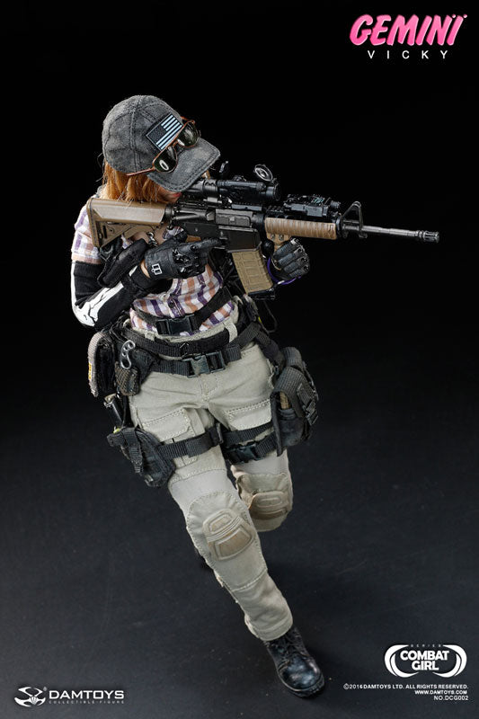 DAMTOYS 1/6　コンバットガール　ジェミニ　ヴィッキー DAMTOYS Combat Girl Series Gemini Zona 1/6 Scale Female
