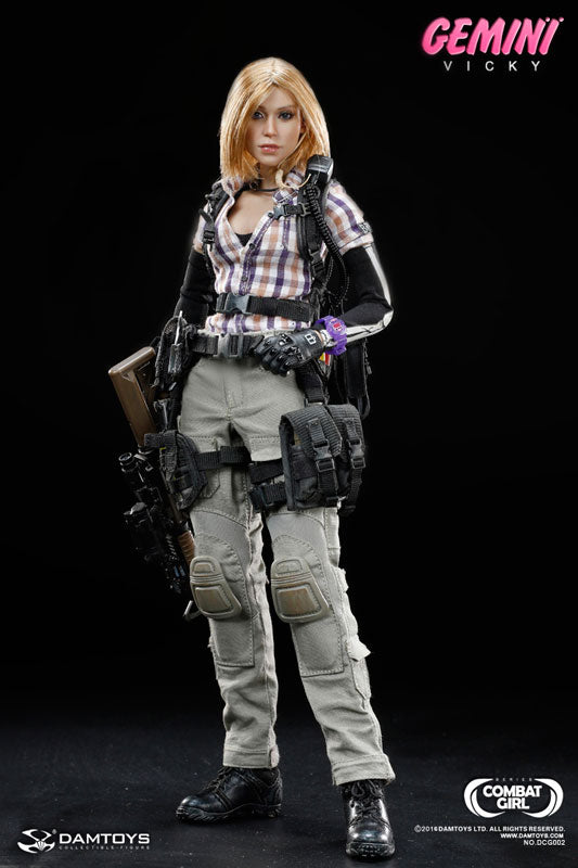DAMTOYS 1/6　コンバットガール　ジェミニ　ヴィッキー Amazon | 【DAMTOYS】 ダムトイズ 1/6 フィギュア コンバット