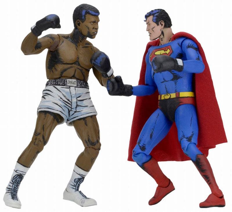 Superman vs. Muhammad Ali - Superman vs Muhammad Ali 7 Inch Action Figure 2PK