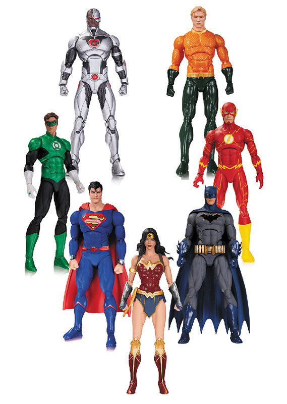 DC Comics - 6 Inch DC Action Figure DC: Reverse Justice League 7 Pack