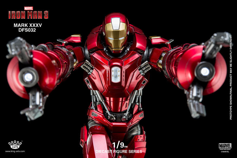 1/9 Diecast Figure Series Iron Man 3 Iron Man Mark 35 Red Snapper