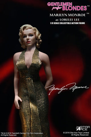 My Favorite Legend Series 1/6 Marilyn Monroe Lorelei Lee Gold Dress Ver. Collectible Action Figures　