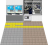 Diorama Sheet mini EX 1/12 Train Station Set A