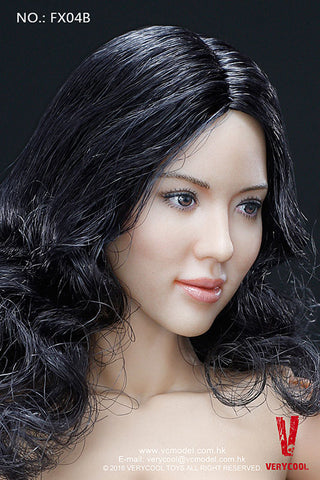 1/6 Female Body Ver.3.0 Curly Hair w/Asian Female Head　