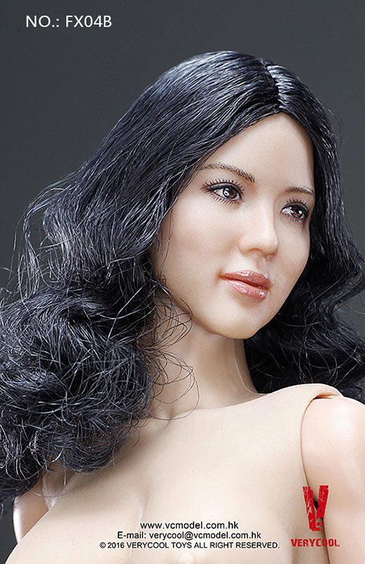 1/6 Female Body Ver.3.0 Curly Hair w/Asian Female Head　