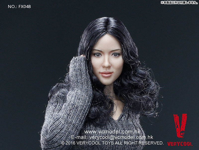 1/6 Female Body Ver.3.0 Curly Hair w/Asian Female Head　