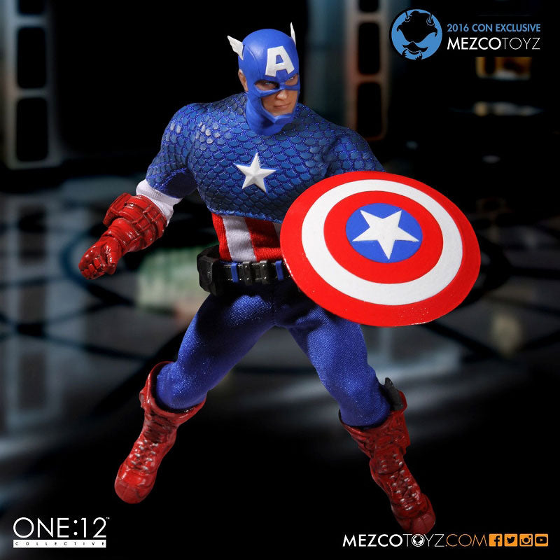 ONE:12 Collective - Marvel Universe: Convention Limited Captain America 1/12 Action Figure Classic ver.