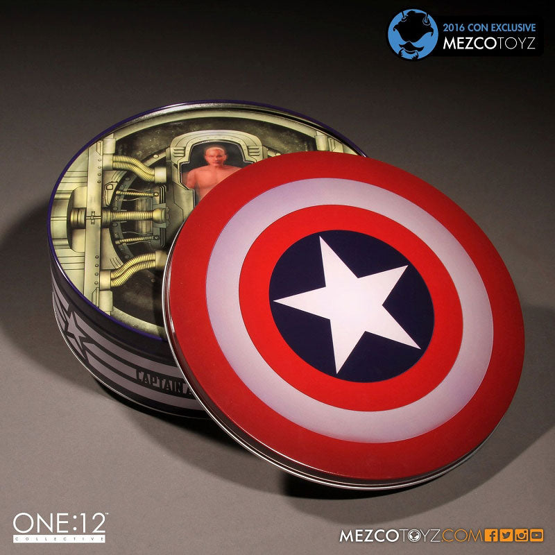 ONE:12 Collective - Marvel Universe: Convention Limited Captain America 1/12 Action Figure Classic ver.