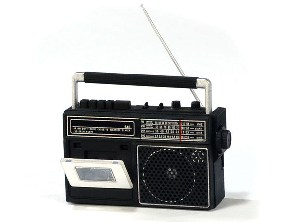 1/6 Radio Cassette Player & Headphone Set　