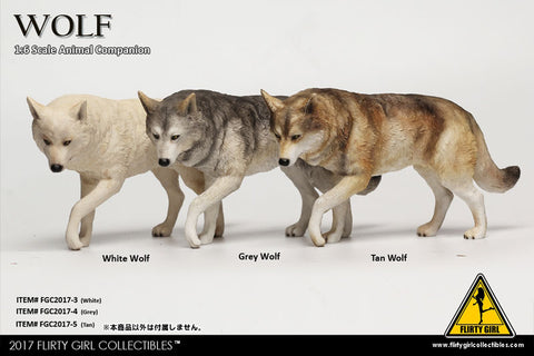 1/6 Animal Companion: White Wolf　