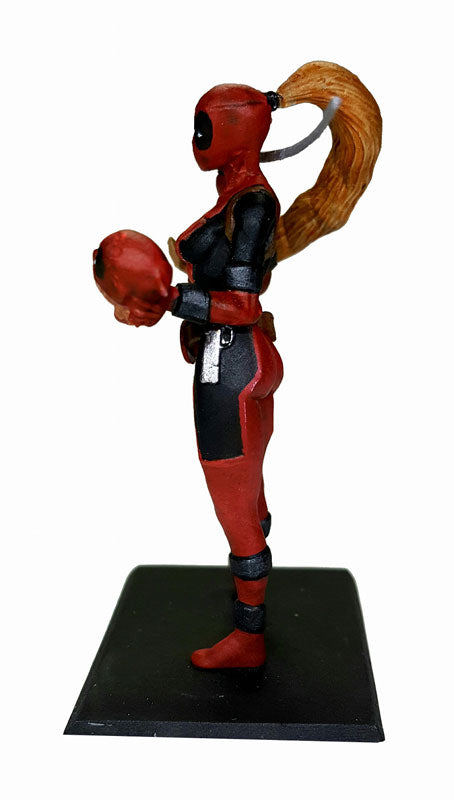 Deadpool - Lady Deadpool with Headpool 1/32 Metal Miniature 408164