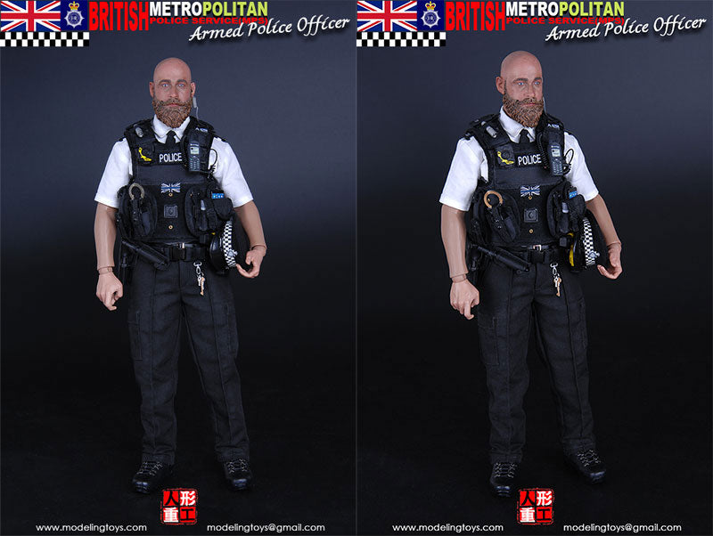 1/6 Military Series British Metropolitan Police Service - Armed Police Officer