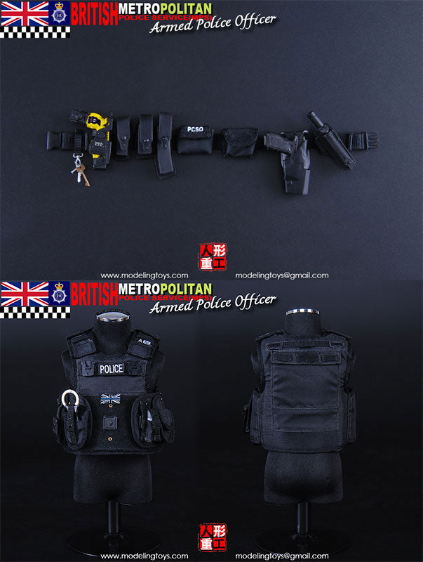 1/6 Military Series British Metropolitan Police Service - Armed Police Officer