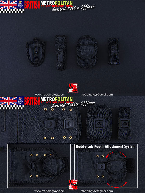 1/6 Military Series British Metropolitan Police Service - Armed Police Officer