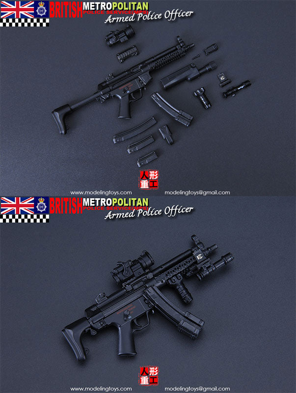 1/6 Military Series British Metropolitan Police Service - Armed Police Officer