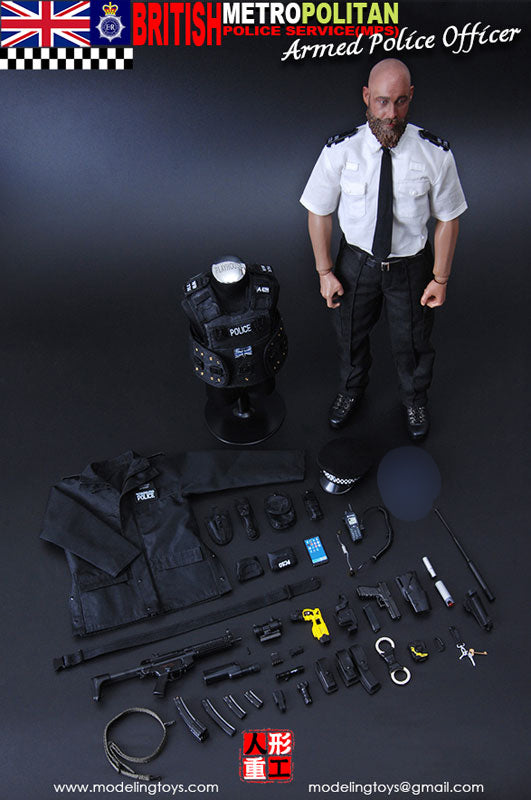 1/6 Military Series British Metropolitan Police Service - Armed Police Officer