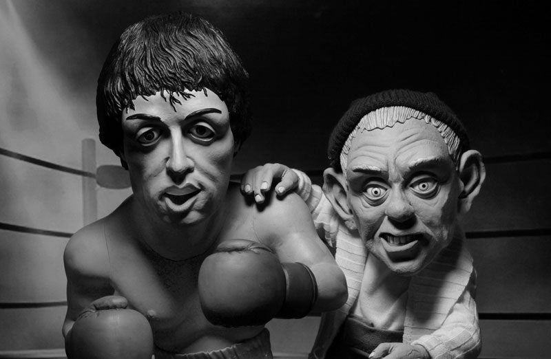 Rocky - Rocky Balboa & Mickey Goldmill Stylized Maquette Set