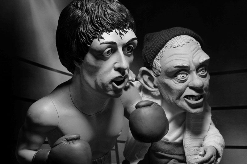 Rocky - Rocky Balboa & Mickey Goldmill Stylized Maquette Set