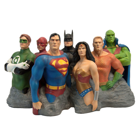 DC Comics - Justice League Original 7 by Alex Ross Fineart Sculpture