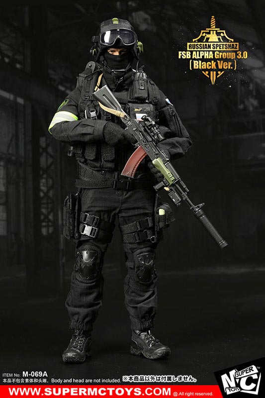 1/6 Russia Spetsnaz FSB Alpha Group 3.0 Set Black ver.　